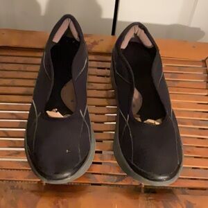 Bzees Women's Black Slip-On Shoes